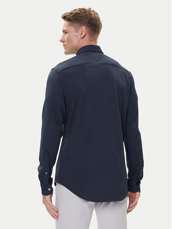 Tommy Hilfiger Tommy Hilfiger Srajca Performance MW0MW39418 Mornarsko modra Slim Fit