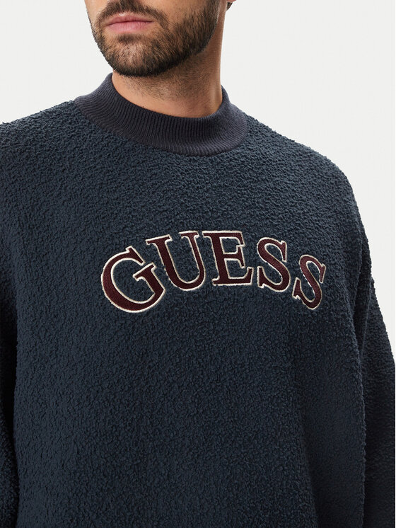 Guess Guess Μπλούζα Z6BR02 Z1741 Σκούρο μπλε Oversize