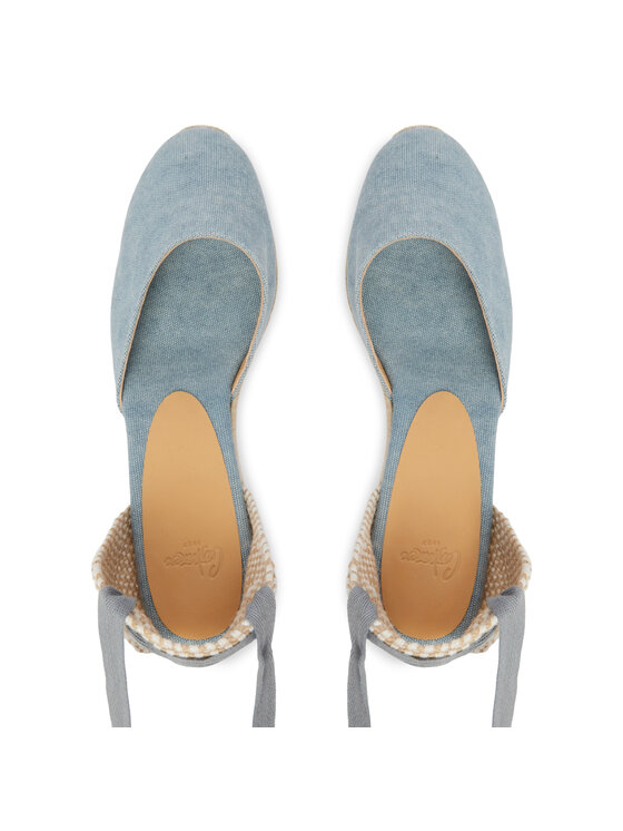 Castañer Castañer Espadrilles Carina 21644 Hellblau