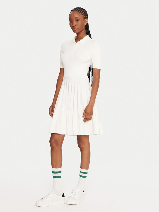 Lacoste Lacoste Hétköznapi ruha EF5803 Ekru Regular Fit