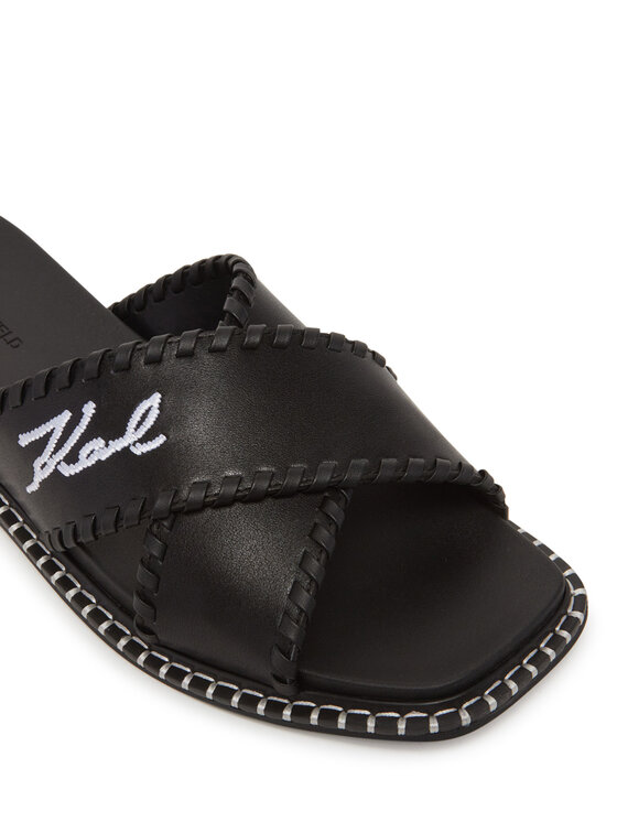 KARL LAGERFELD KARL LAGERFELD Natikače Kleo KL81372 Crna
