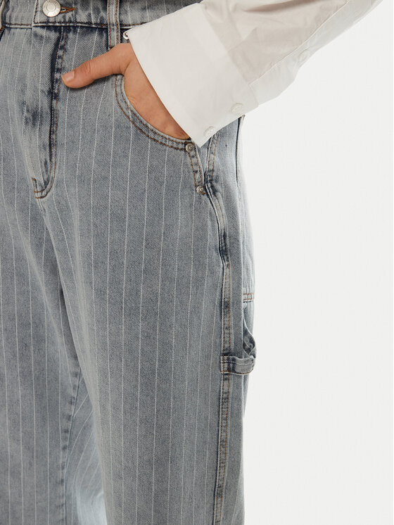 Munthe Munthe Džínsy Shimo 244142024405 Modrá Regular Fit
