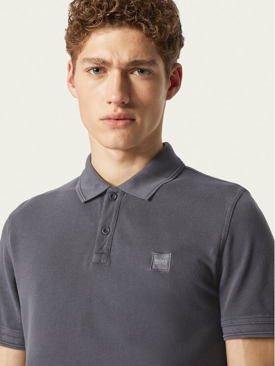 Polo Prime 50378365 Blu scuro Slim Fit