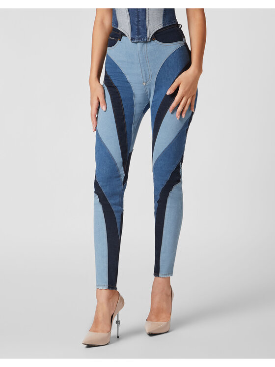 PHILIPP PLEIN PHILIPP PLEIN Jeansy 1403 Světle modrá