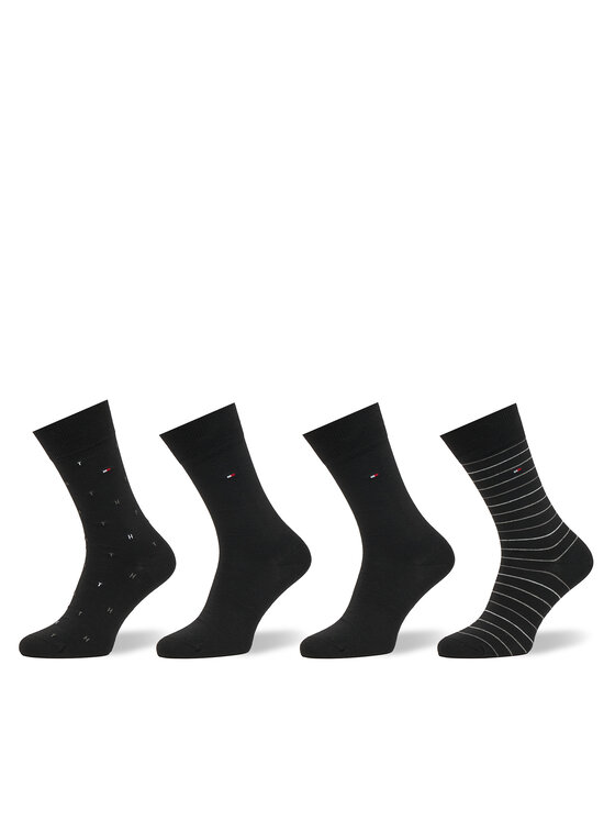 Tommy Hilfiger Tommy Hilfiger Lange Socken 701235375 Schwarz