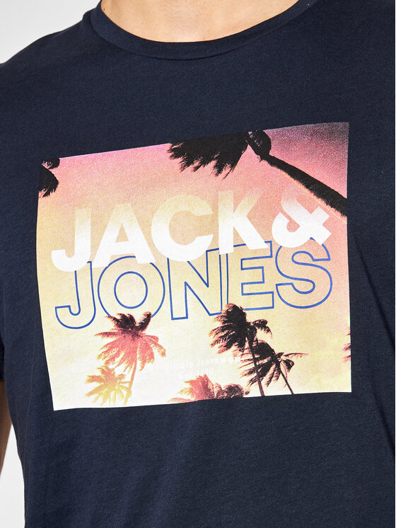 T-shirt Azure 12189032 Blu scuro Regular Fit