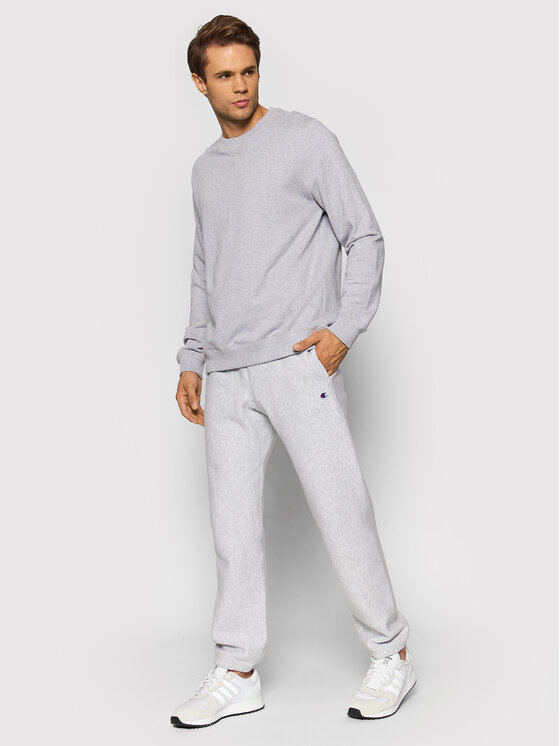 Champion Pantaloni da tuta Elasticated Cuffs 216540 Grigio Custom Fit •  Modivo.it