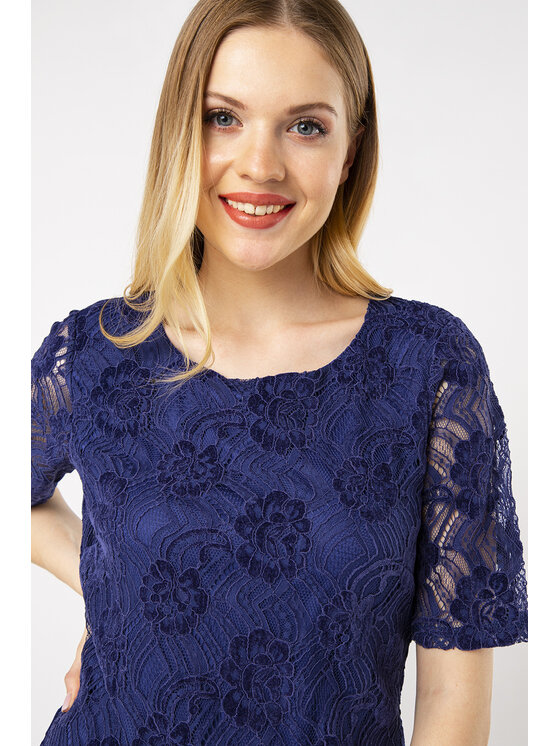 QUIOSQUE QUIOSQUE Každodenné šaty COBELACE DRESS Modrá Regular Fit