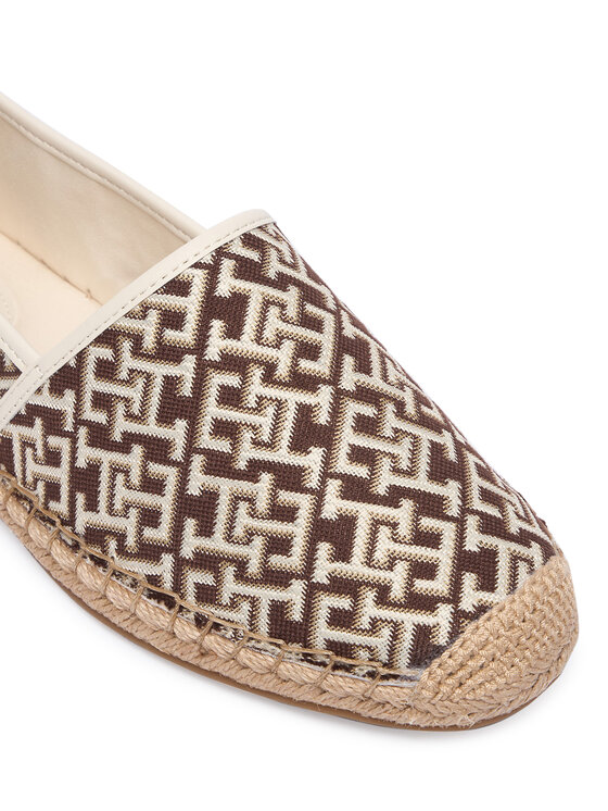 Tommy Hilfiger Tommy Hilfiger Espadrilles Th Monogram Jacquard FW0FW09501 Braun
