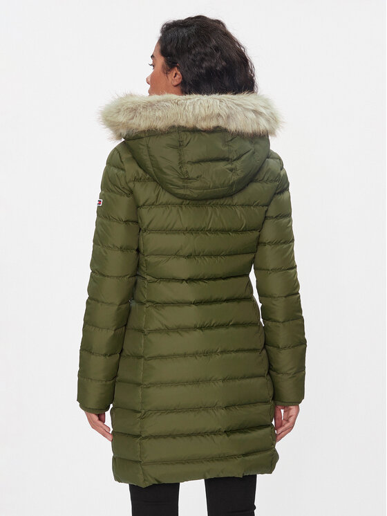 Tommy Jeans Tommy Jeans Puhovka Essential DW0DW09060 Khaki Slim Fit