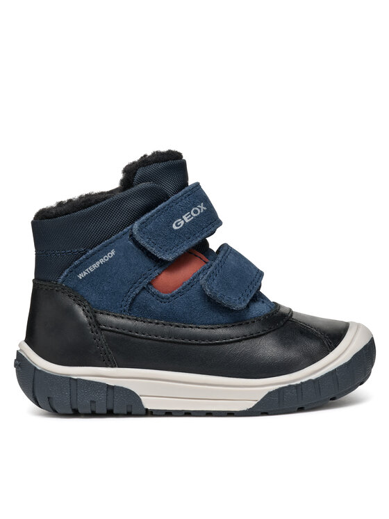Geox Čižmy B Omar Boy Wpf B462DC 022FU C4429 S Čierna
