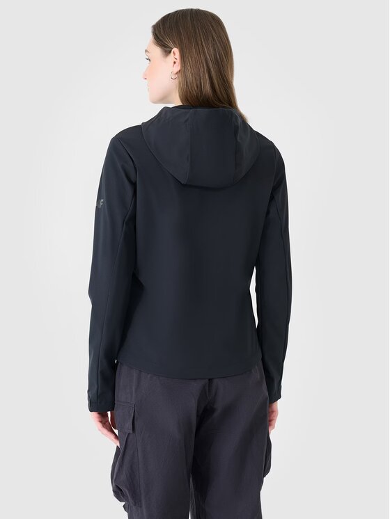 4F 4F Kurtka softshell 4FWSS25TSOFF320-20S Czarny Regular Fit