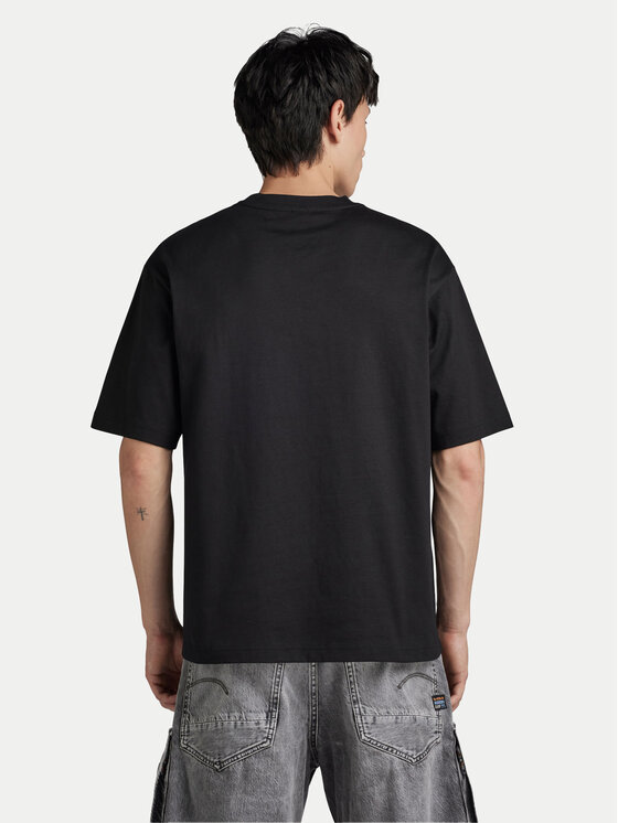 G-Star Raw G-Star Raw T-Shirt Center D24780-C336 Czarny Boxy Fit