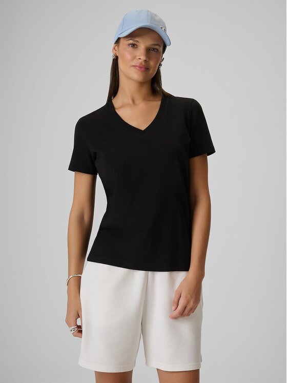 4F 4F T-shirt 4FRMM00TTSHF3618-20S Nero Regular Fit