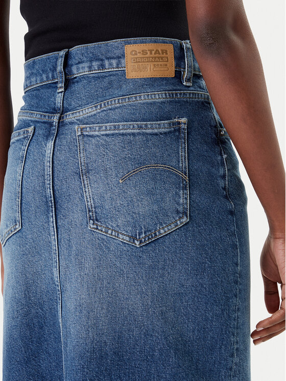 G-Star Raw G-Star Raw Jeans suknja Viktoria D24385-E106 Plava Regular Fit