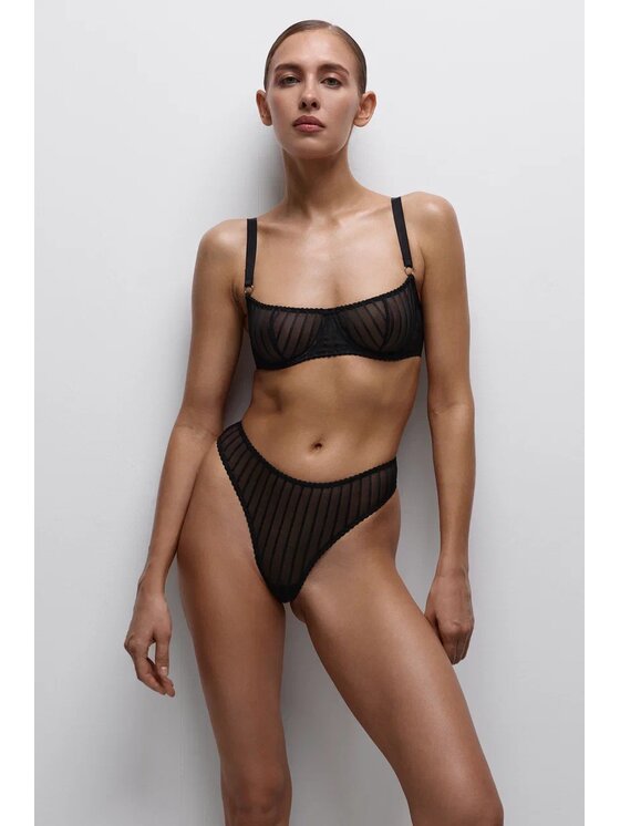 Merci Lingerie Merci Lingerie Biustonosz EB3PSB02 Czarny