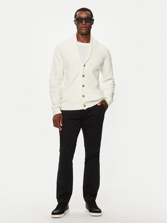 Lindbergh Lindbergh Ζακέτα 30-804059B Λευκό Relaxed Fit