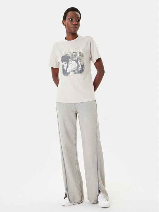 adidas adidas T-shirt 20th Century Fox Disney JX1282 Bež Regular Fit