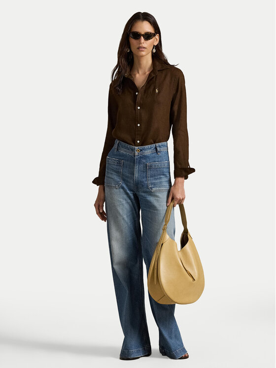 Polo Ralph Lauren Polo Ralph Lauren Marškiniai 211970730508 Ruda Regular Fit