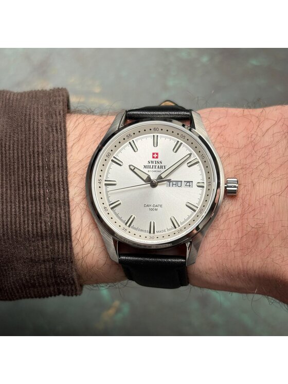 Swiss Military by Chrono Swiss Military by Chrono Zegarek SM34116.05 Czarny