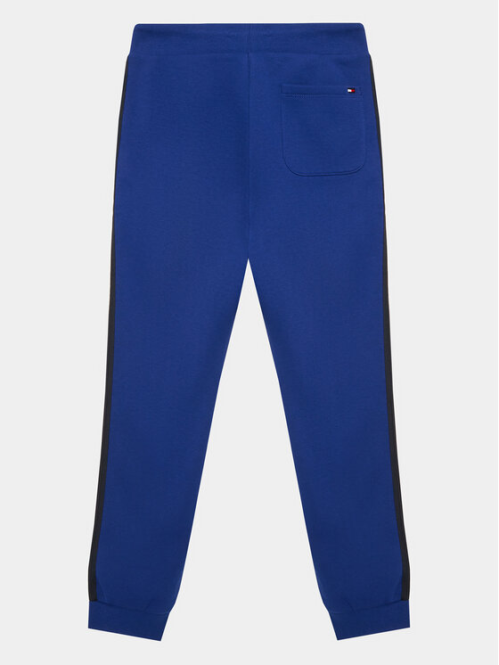 Tommy Hilfiger Tommy Hilfiger Teplákové nohavice Globral Stripes KB0KB08404 D Modrá Regular Fit