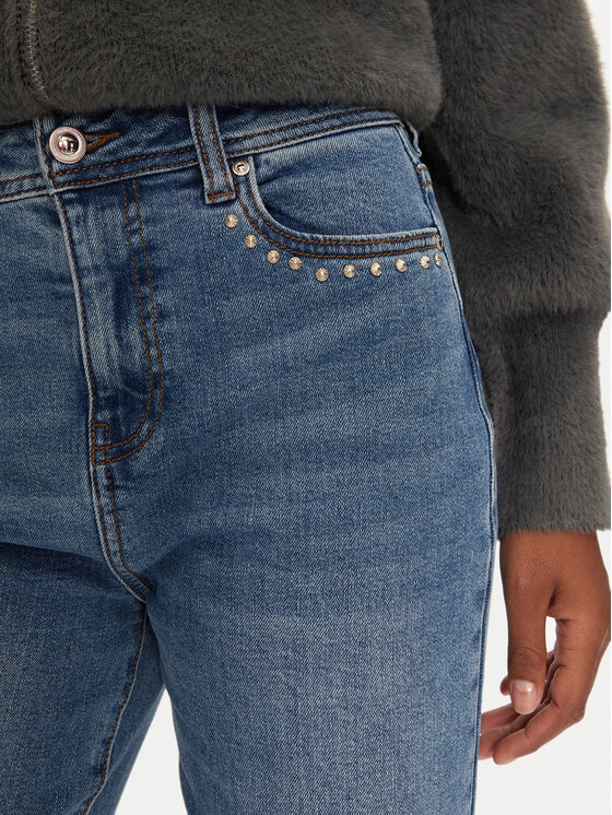 Morgan Morgan Jeans hlače 242-PCHIMA Modra Straight Fit
