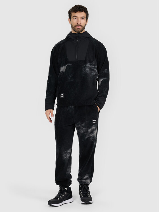 4F 4F Spodnie dresowe FOB Czarny Regular Fit