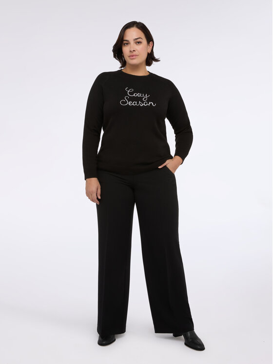 Fiorella Rubino Fiorella Rubino Maglione M121L008396N033 Nero Regular Fit