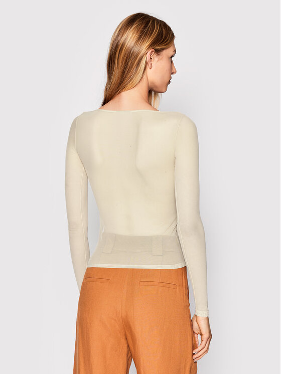 Patrizia Pepe Patrizia Pepe Blūze CM0764-J014/B633 Bēšs Regular Fit