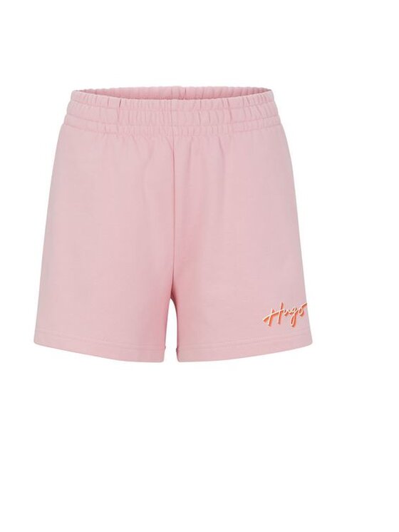 HUGO Hugo Šortky z materiálu 50486319 Růžová Regular Fit