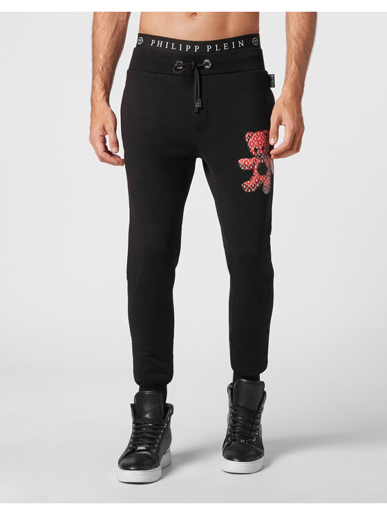 PHILIPP PLEIN PHILIPP PLEIN Jogger nohavice 445 Čierna Jogger Fit