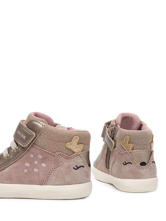 Geox Geox Sneakersy B Gisli Girl B661MA 022NF C5005 S Tmavě béžová
