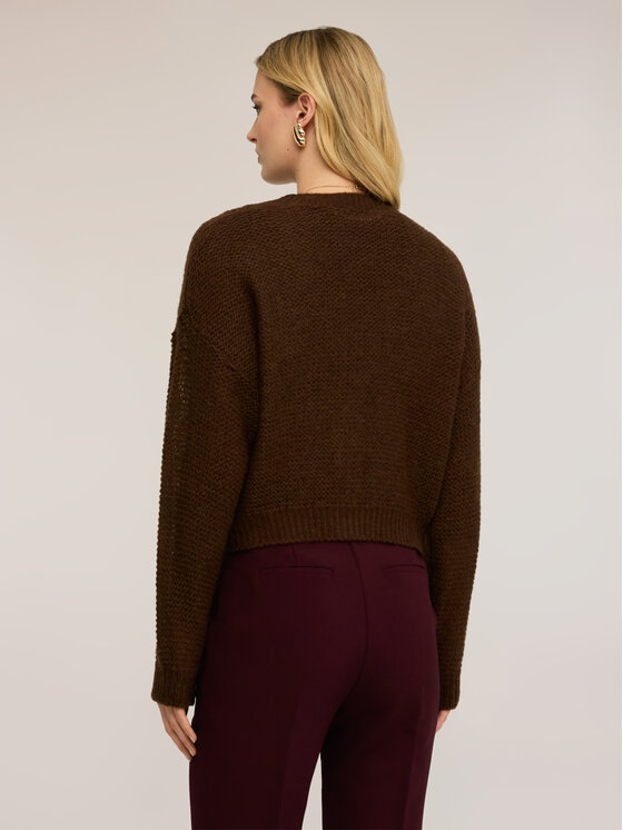 Motivi Motivi Cardigan M515W103679N022 Marrone Regular Fit