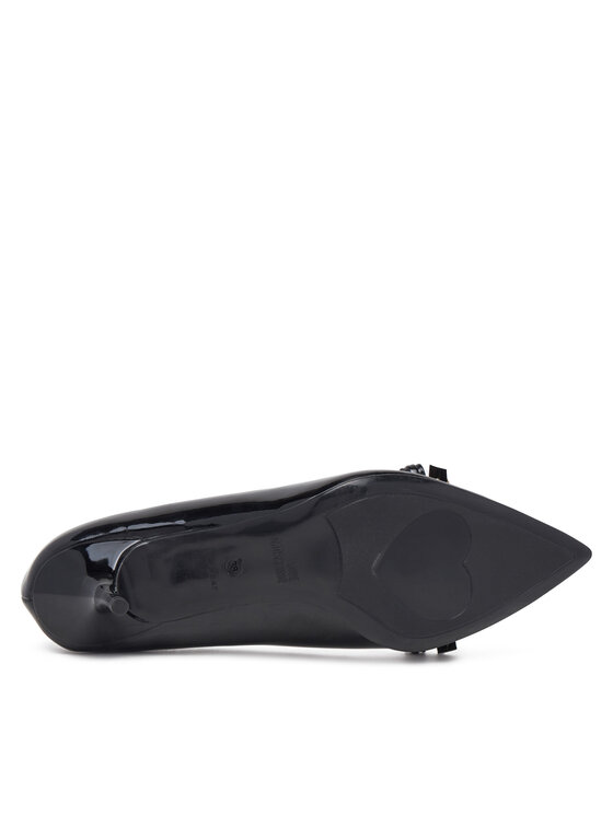 LOVE MOSCHINO LOVE MOSCHINO Čevlji z visoko peto JA10097G1MIH0000 Črna