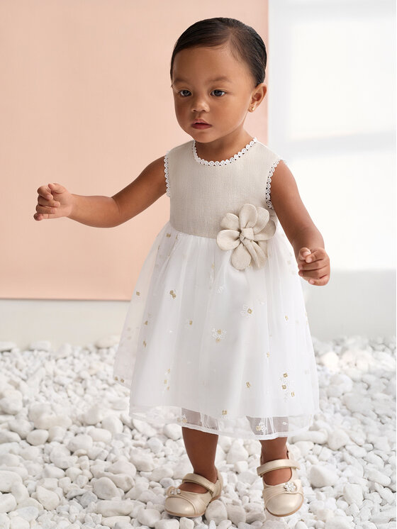 Abel & Lula Abel & Lula Elegantne kleit 5001 Beež Regular Fit