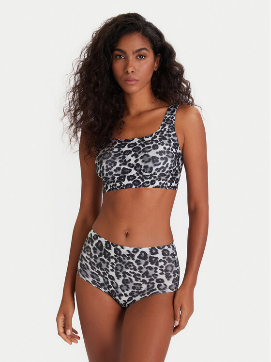 Chantelle Chantelle Klassischer Damenslip mit hoher Taille Soft Stretch C11D70 Grau