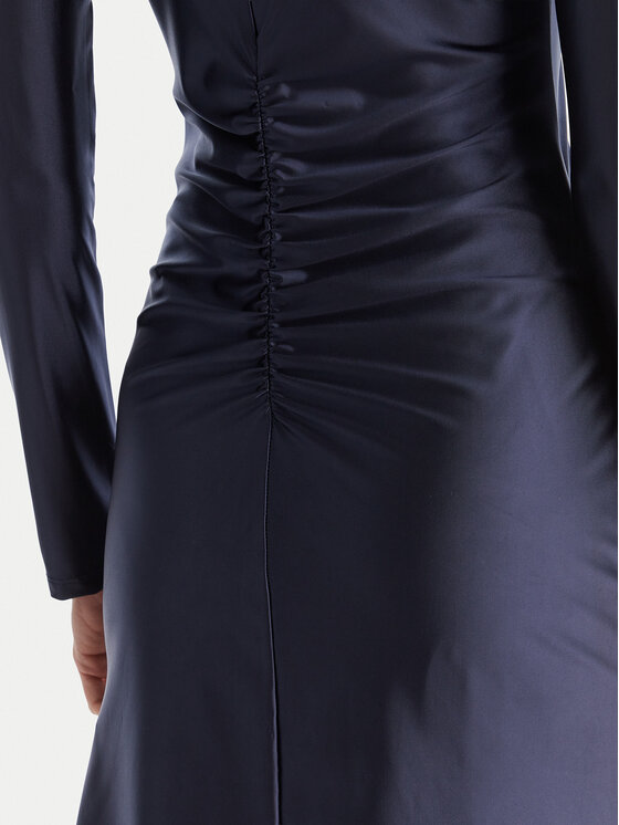 ACCESS FASHION ACCESS FASHION Koktejlové šaty 54-3037-170 Tmavomodrá Slim Fit