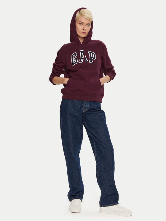 Gap Gap Sweatshirt 463506-02 Dunkelrot Regular Fit