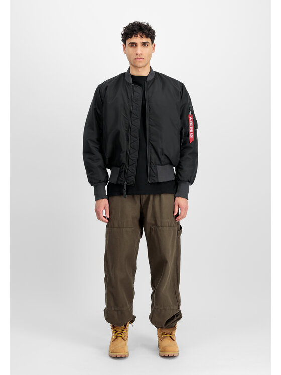 Alpha Industries Alpha Industries Kurtka bomber MA-1 Distressed Bomber Jacket Czarny Core Fit