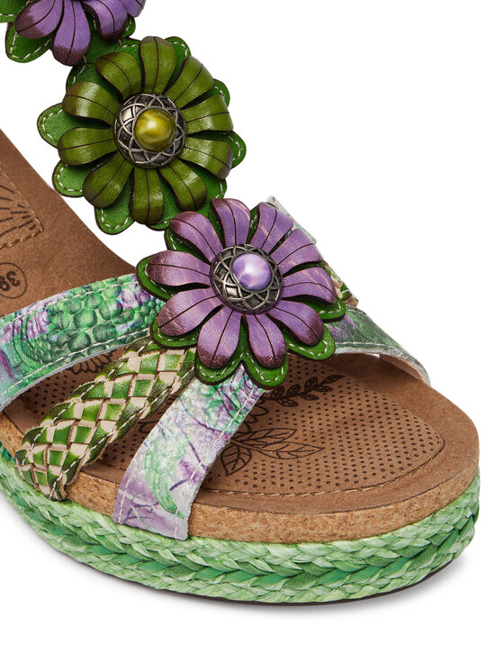 Laura Vita Laura Vita Босоніжки Facyo 72 Зелений