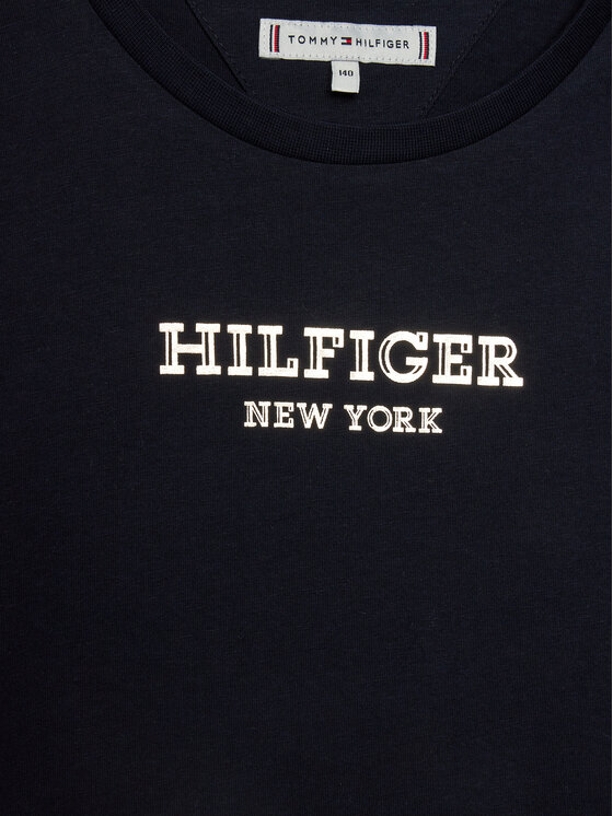 Tommy Hilfiger Tommy Hilfiger T-shirt Monotype KG0KG07715 D Tamnoplava Regular Fit