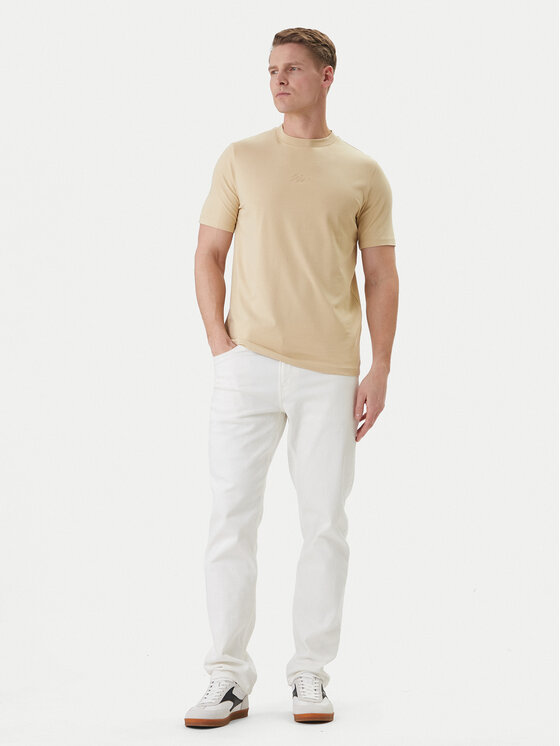 KARL LAGERFELD KARL LAGERFELD Tricou 755047 562235 Bej Regular Fit