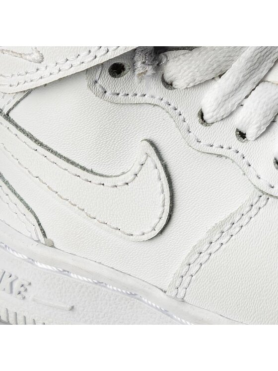 Nike Nike Sneakersy Force 1 Mid (Td) 314197 113 Biały