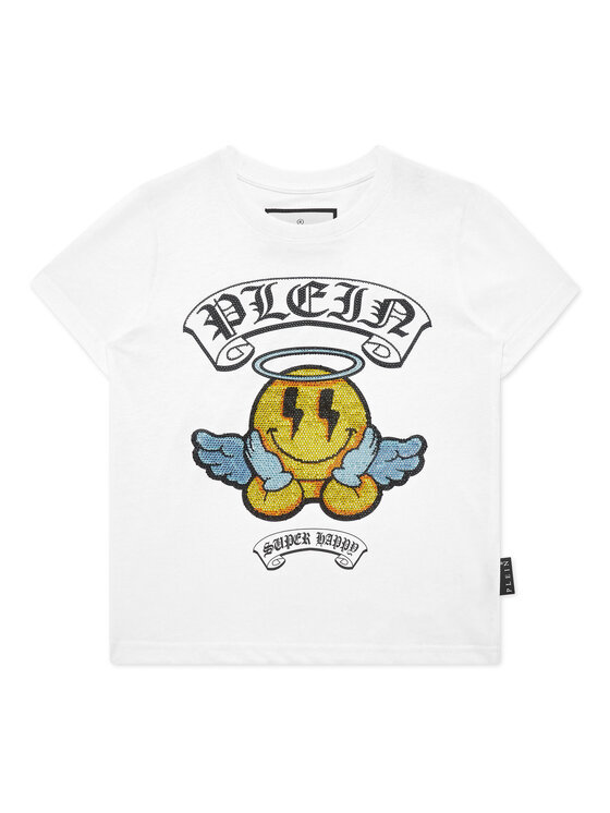 PHILIPP PLEIN PHILIPP PLEIN T-Shirt 19955 Biały Regular Fit