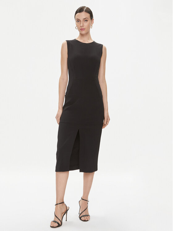 Trussardi Trussardi Повсякденна сукня 56D00743 Чорний Regular Fit