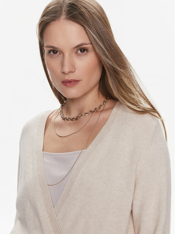 Vila Vila Пуловер Ril 14092042 Бежов Regular Fit