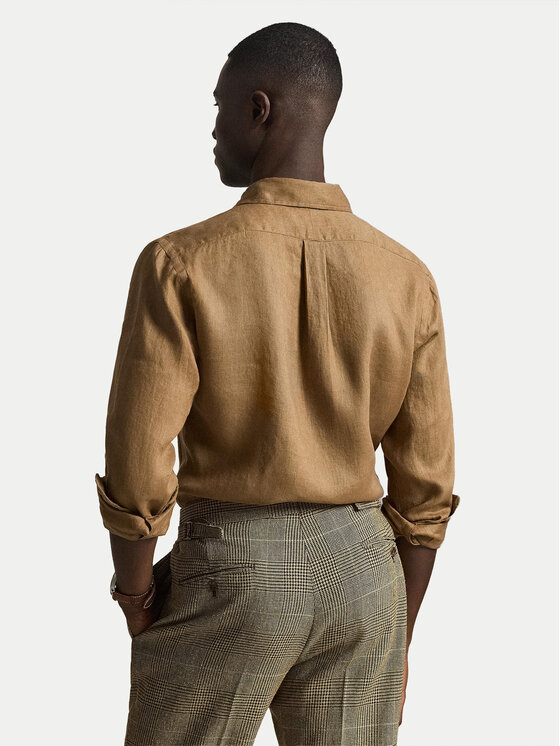 Polo Ralph Lauren Polo Ralph Lauren Srajca 710966294505 Rjava Regular Fit