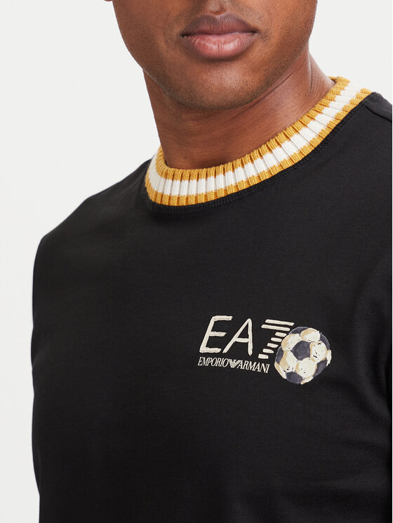 EA7 Emporio Armani EA7 Emporio Armani T-Shirt 7M002131 AF12957 UC001 Černá Regular Fit