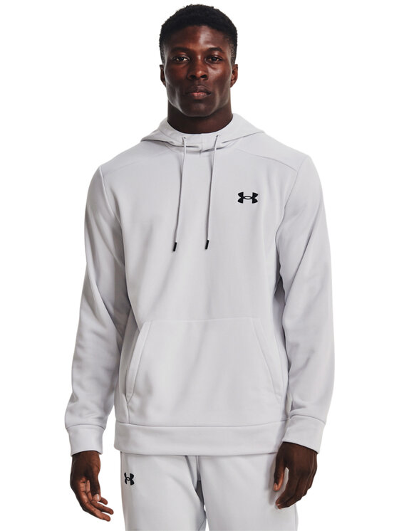 Under Armour Džemperis ar kapuci UA Armour Fleece Hoodie 1373353 Pelēks Regular Fit