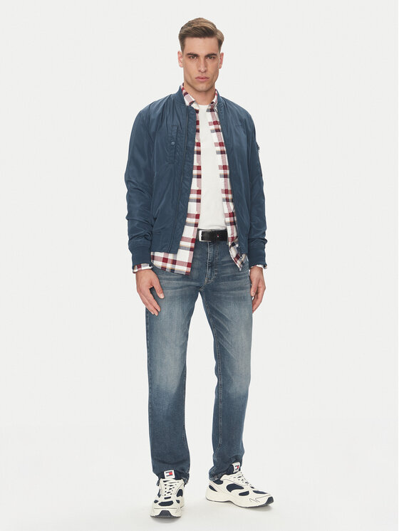 Tommy Jeans Tommy Jeans Džinsai Ryan DM0DM21097 Tamsiai mėlyna Slim Fit